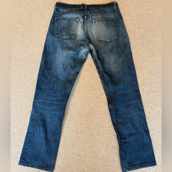 J Brand Men's Distressed Blue Straight Jeans (32x30) - Picture 4 of 6